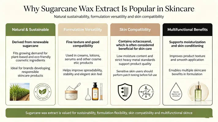 Why Sugar Cane Wax Extract is Popular in Skincare Why Sugar Cane Wax Extract is Popular in Skincare