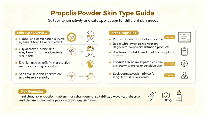 Is Pure Propolis Powder Safe for All Skin Types
