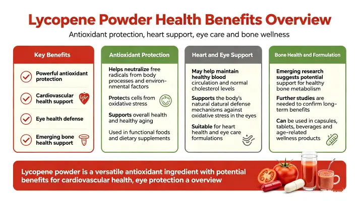 Top Health Benefits of Lycopene Powder Top Health Benefits of Lycopene Powder