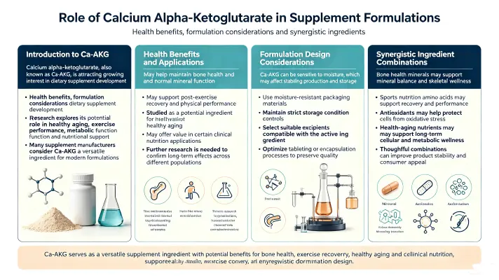 The Role of Calcium Alpha-Ketoglutarate in Supplement Formulations