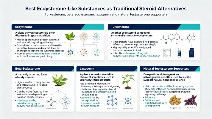 Best Ecdysterone Alternatives to Traditional Steroids