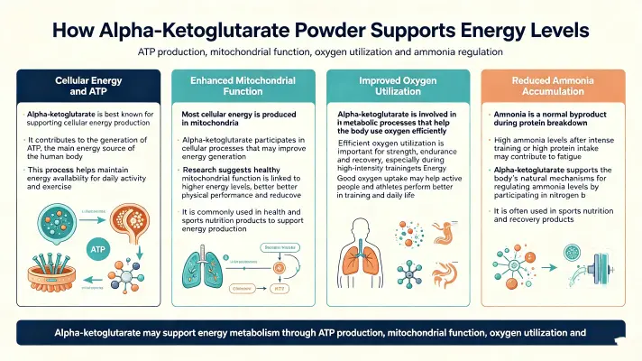 How Alpha Ketoglutarate Powder Boosts Energy Levels