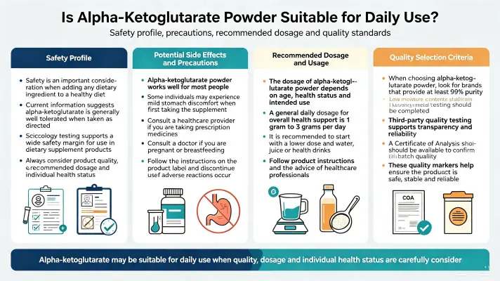 Is Alpha Ketoglutarate Powder Safe for Daily Use