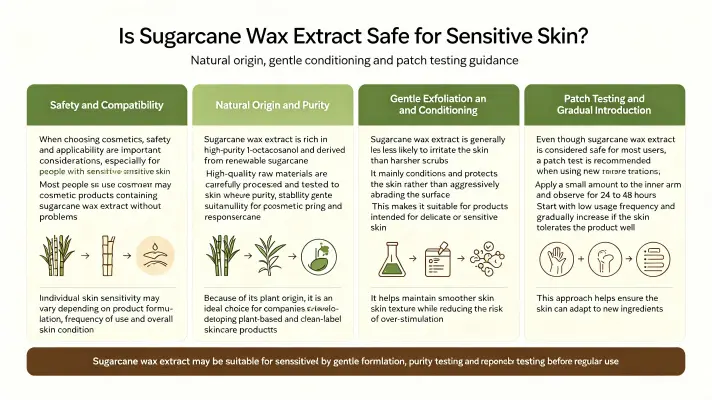 Is Sugar Cane Wax Extract Safe for Sensitive Skin