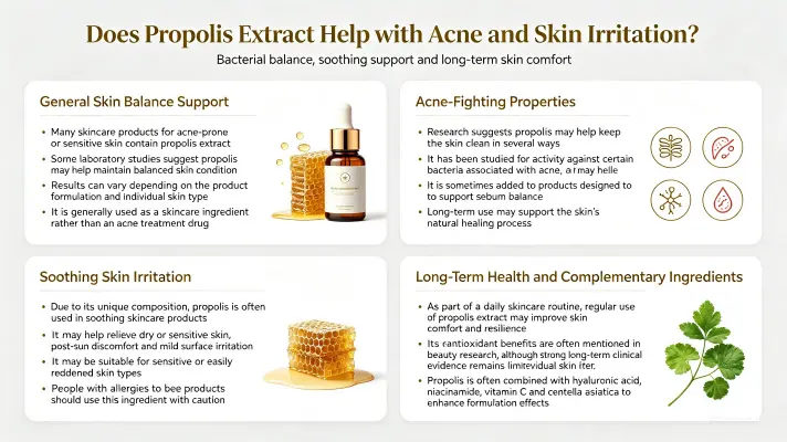 Does Propolis Extract Help with Acne and Skin Irritations