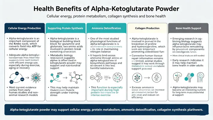 Health Benefits of Alpha Ketoglutarate Powder Health Benefits of Alpha Ketoglutarate Powder