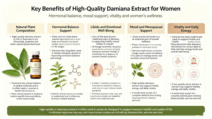 Top Benefits of Best Damiana Extract for Women Top Benefits of Best Damiana Extract for Women