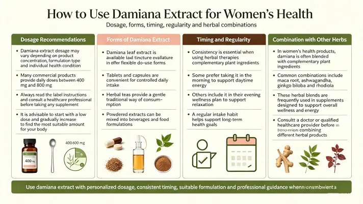 How to Use Damiana Extract for Female Health