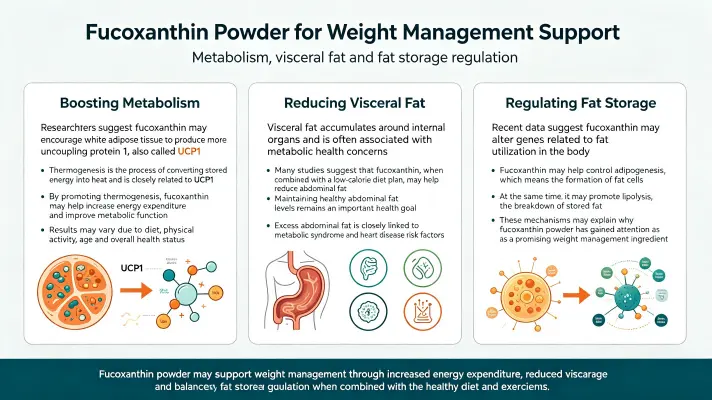 Fucoxanthin Powder for Weight Loss Support Fucoxanthin Powder for Weight Loss Support