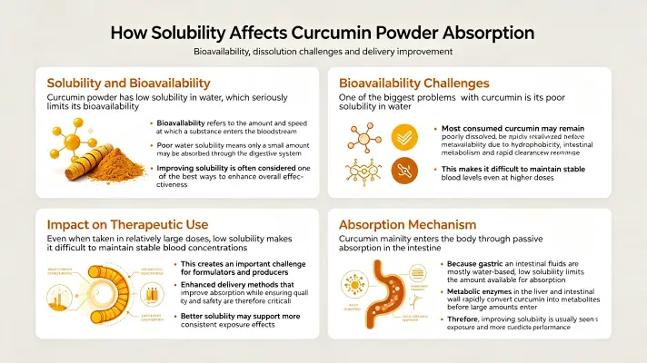 How Solubility Affects Curcumin Bulk Powder Absorptio