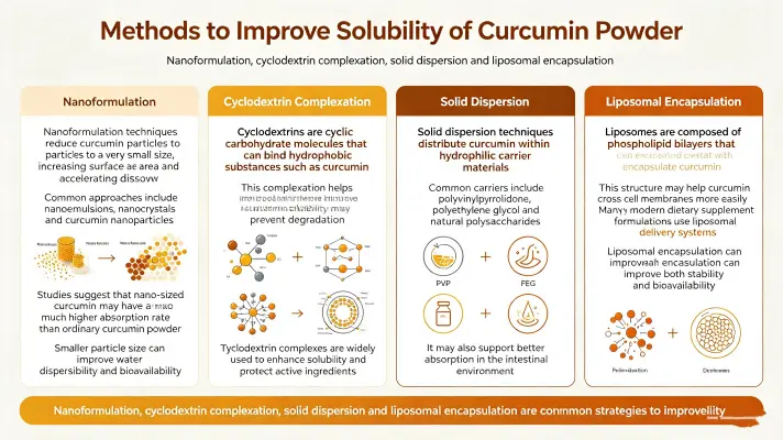 Ways to Improve the Solubility of Curcumin Powder