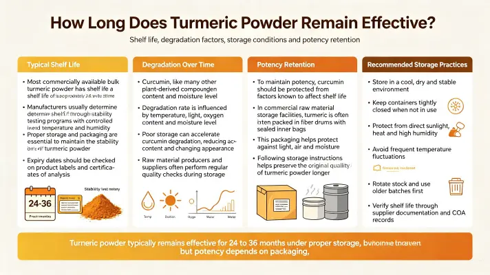 How Long Does Curcumin Powder Stay Effective