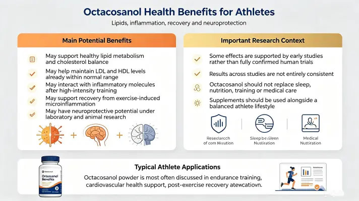 Key Health Benefits of Octacosanol Powder for Athletes Key Health Benefits of Octacosanol Powder for Athletes