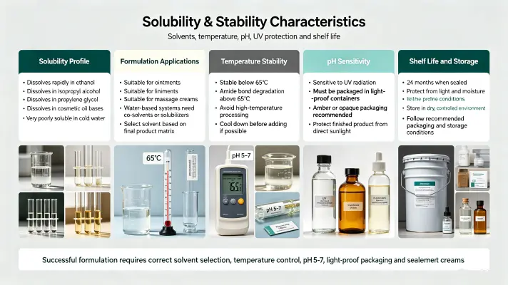 Solubility & Stability Characteristics Solubility & Stability Characteristics
