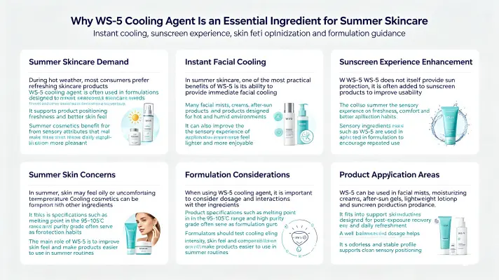 Why WS 5 Cooling Is a Must-Have for Summer Skincare Why WS 5 Cooling Is a Must-Have for Summer Skincare