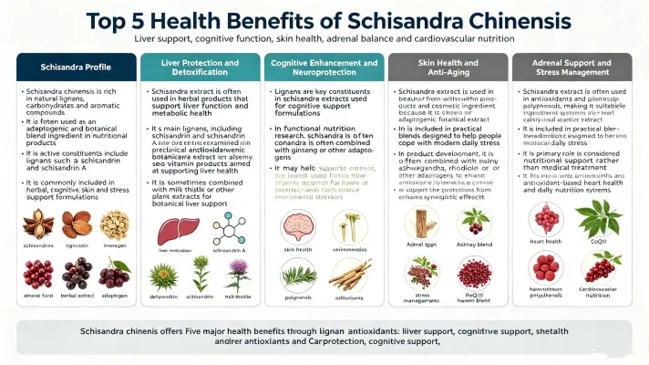 Top 5 Health Benefits of Schisandra Chinensis