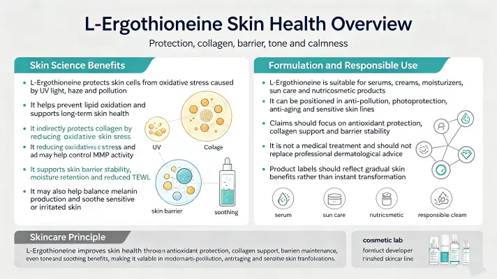 How L-ergothioneine Powder Improves Skin Health