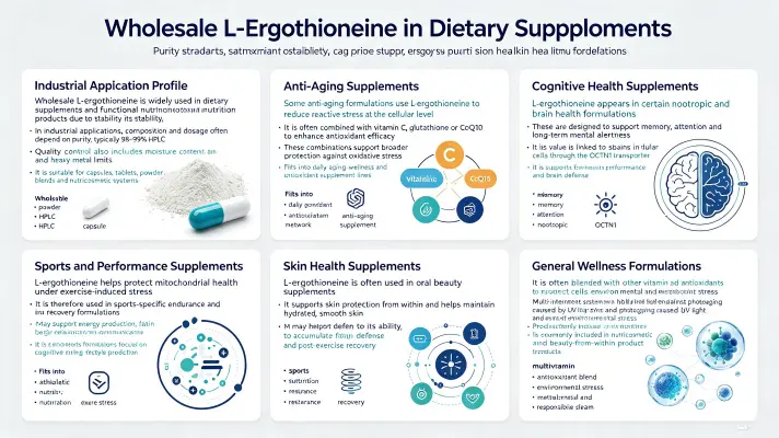 Applications of wholesale L-ergothioneine in Supplements