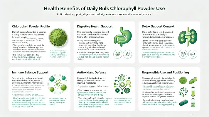 Health Benefits of Chlorophyll Powder Bulk for Daily Use
