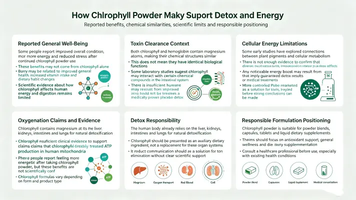 How Chlorophyll Powder Bulk Supports Detox and Energy