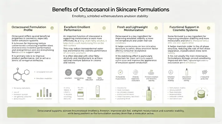 Benefits of Octacosyl Alcohol in Skincare Formulations