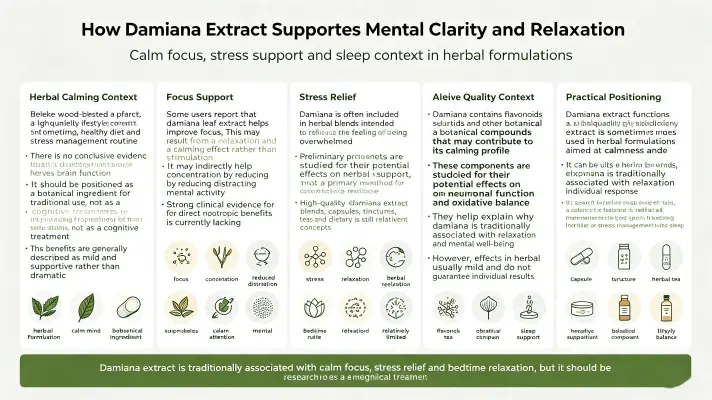 How Damiana Extract Boosts Mental Clarity and Relaxation