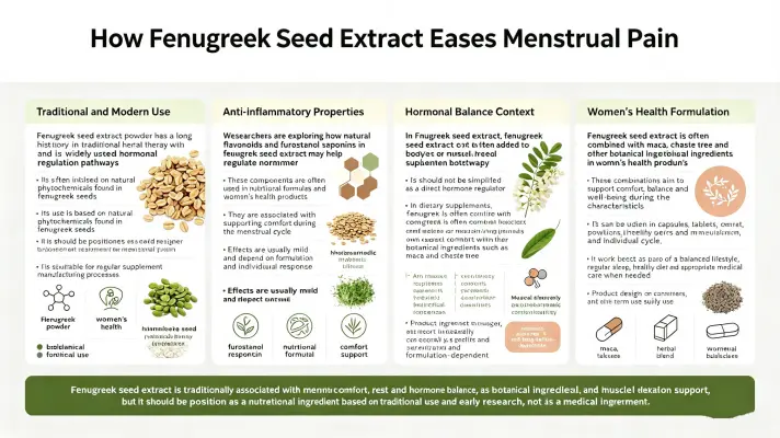 How Fenugreek Seed Extract Eases Menstrual Pain How Fenugreek Seed Extract Eases Menstrual Pain