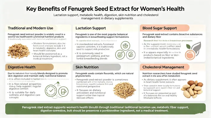 Top Benefits of Fenugreek Seed Extract for Women's Health Top Benefits of Fenugreek Seed Extract for Women's Health
