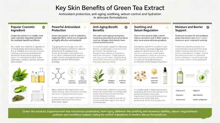 Top Benefits of Bulk Green Tea Extract for Skin