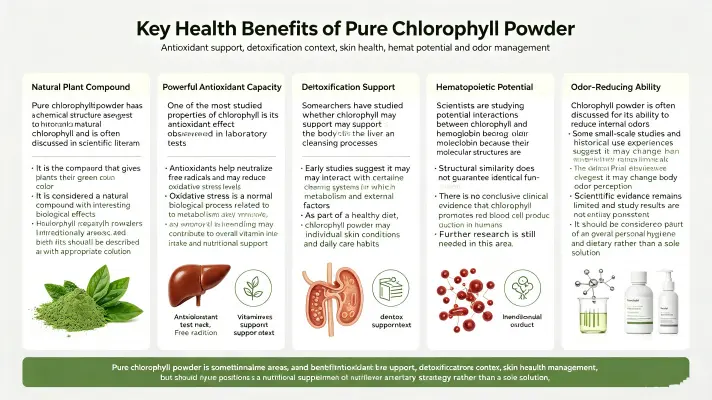 Top Health Benefits of Pure Chlorophyll Powder Top Health Benefits of Pure Chlorophyll Powder