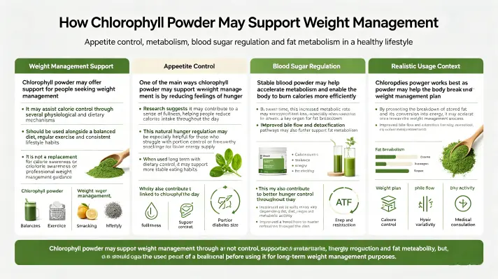 How Chlorophyll Powder Aids Weight Loss