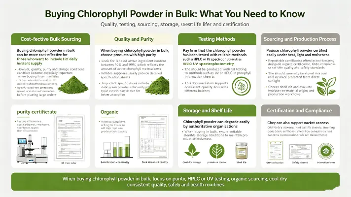 Buying Chlorophyll Powder in Bulk