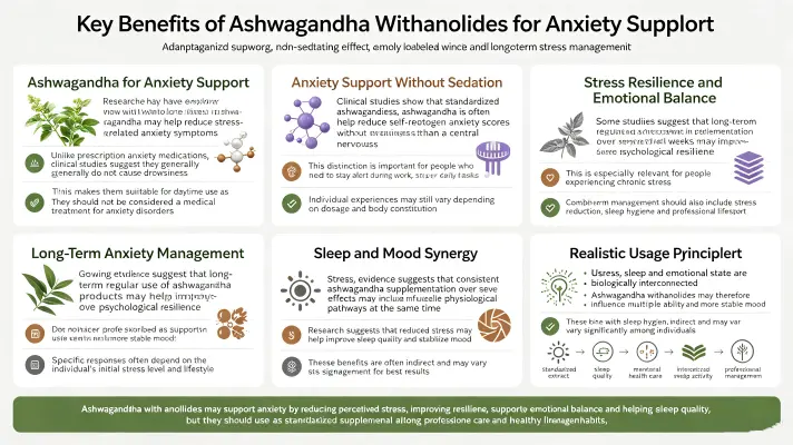 Top Benefits of Ashwagandha Withanolides for Anxiety