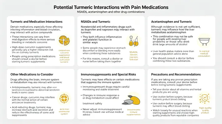 Potential Interactions Between Turmeric and Painkillers Potential Interactions Between Turmeric and Painkillers