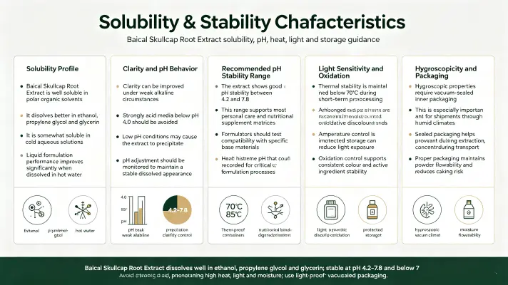 Solubility & Stability Characteristics