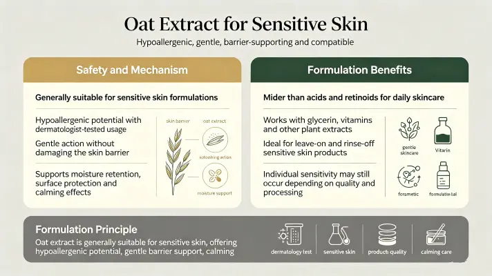 Is Oat Extract Safe for Sensitive Skin