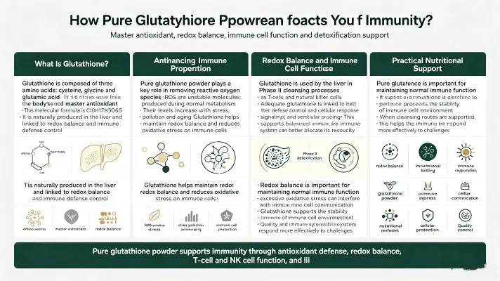 How Pure Glutathione Powder Boosts Your Immunity