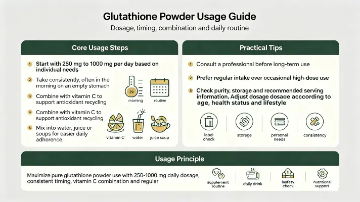 How to Get the Most Out of Pure Glutathione Powder