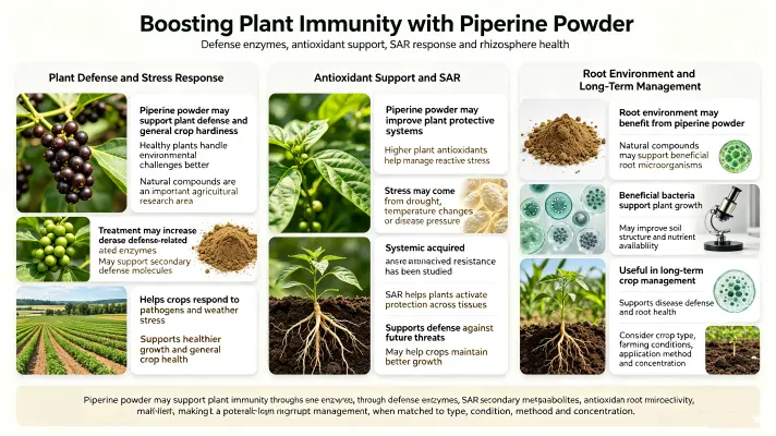 Boosting Plant Immunity with Piperine Powder