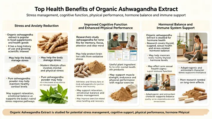 Top Health Benefits of Organic Ashwagandha Extract