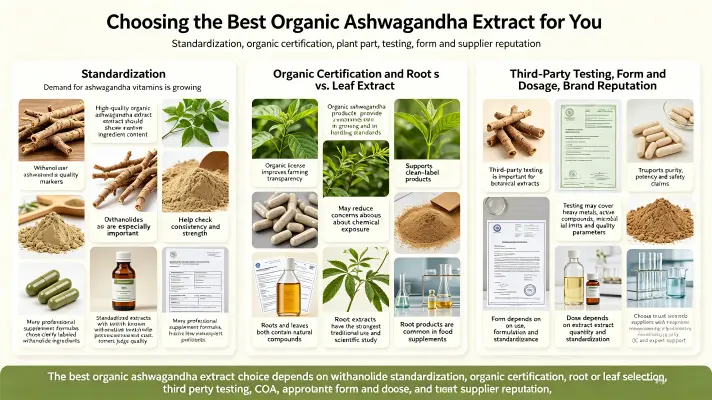 Choosing the Best Organic Ashwagandha Extract for You Choosing the Best Organic Ashwagandha Extract for You