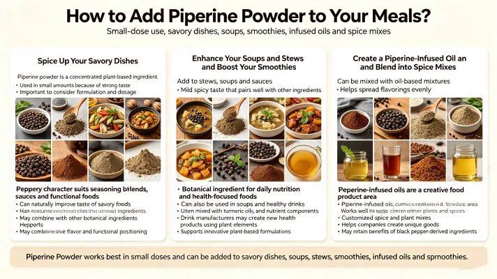 How to Add Piperine Powder to Your Meals
