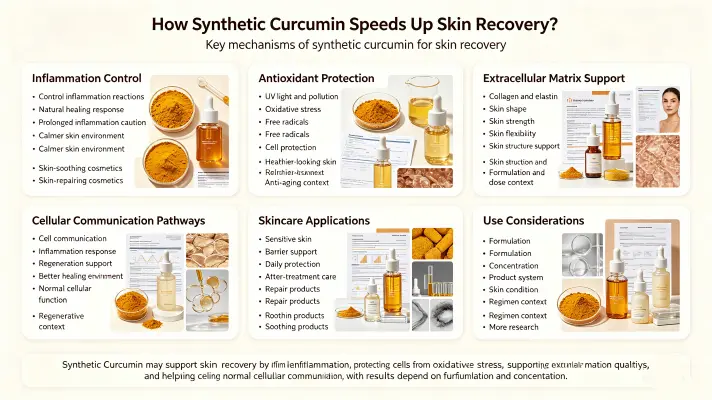 How Synthetic Curcumin Speeds Up Skin Recovery