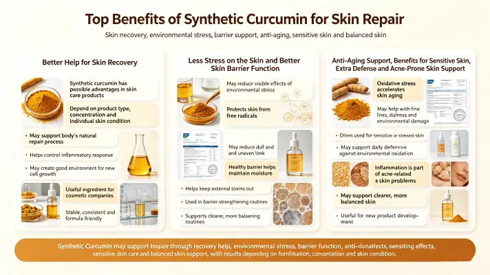 Top Benefits of Synthetic Curcumin for Skin Repair Top Benefits of Synthetic Curcumin for Skin Repair